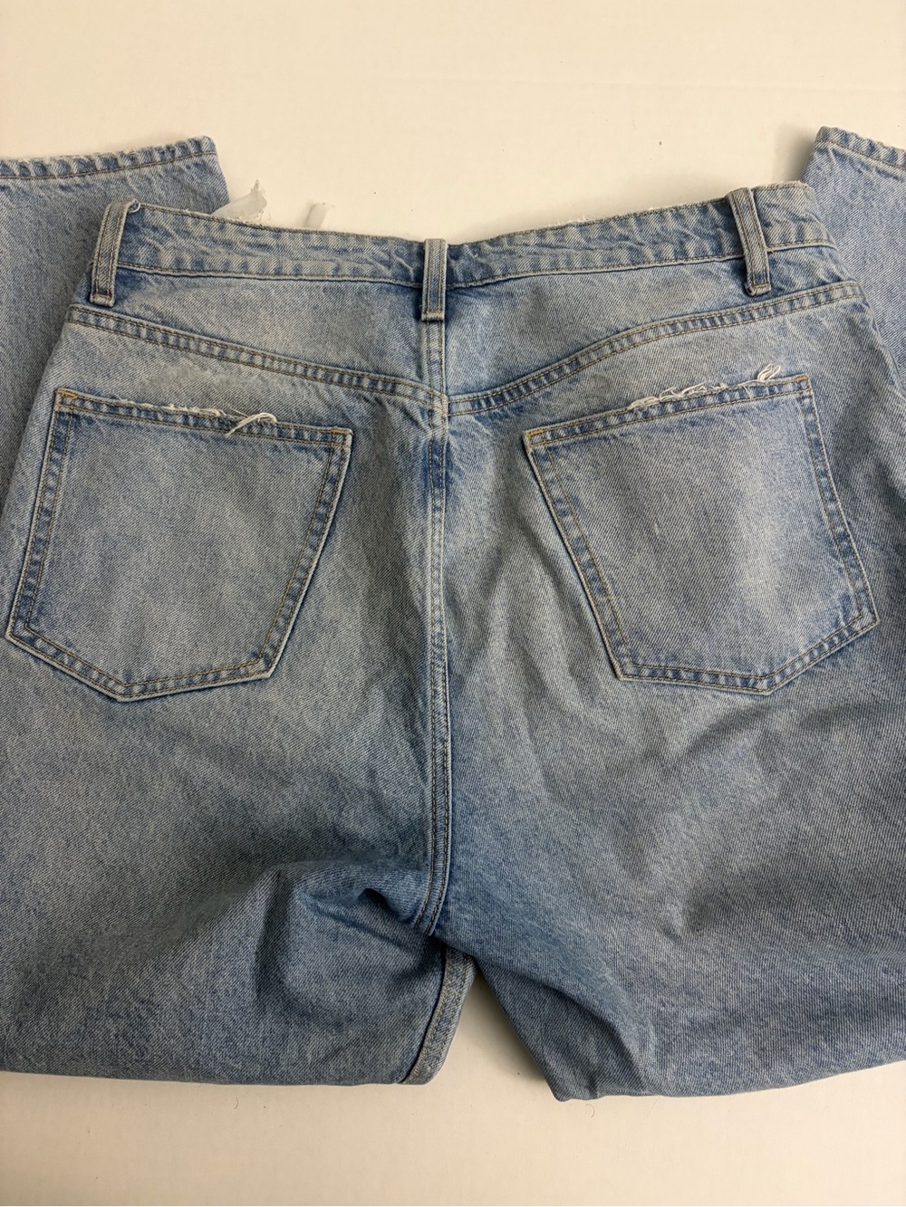 Light Blue Distressed Jeans - Picture 7 of 7